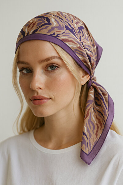 Saria Moda Patterned Women's Bandana Scarf