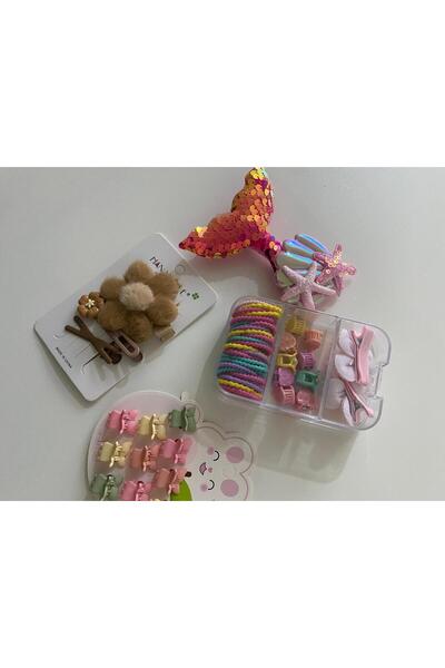 RSTM Boutique Colorful Multi-Buckle Set School Children Floral