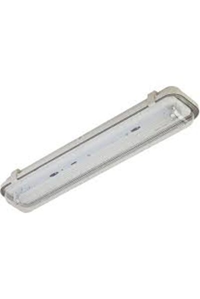 KlaussTech Industrial linear body housing for 2 LED tubes, 2 x 60cm