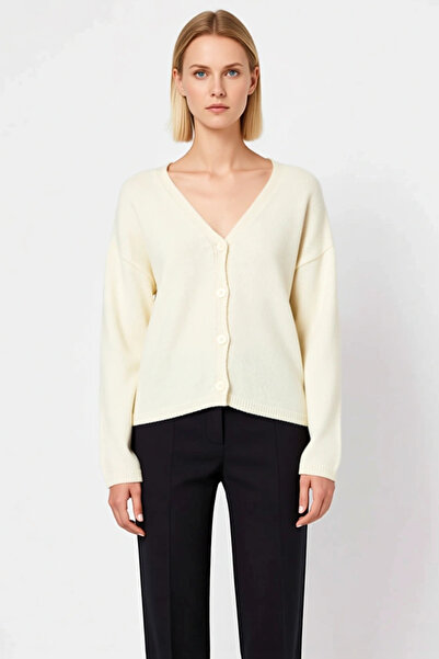 BENERLY Women's V-Neck Low Armhole Knitwear Cardigan Comfortable Fit Daily St...