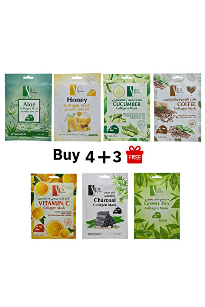 Spa System مجموعة 7 أقنعة العناية بالوجه من سبا سيستم