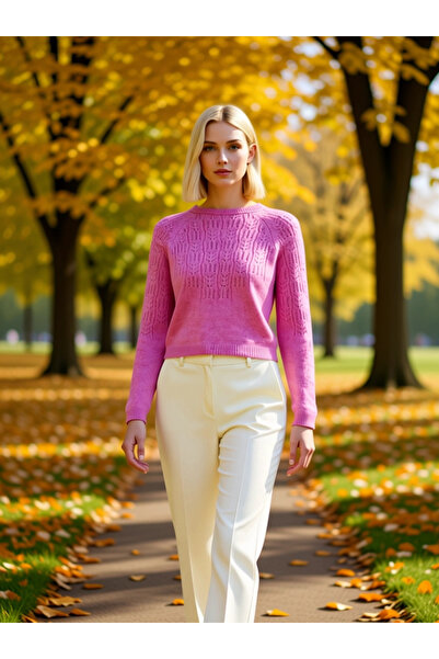 BENERLY Women's Stylish and Comfortable Short Cut Buttoned Soft Textured Lace...