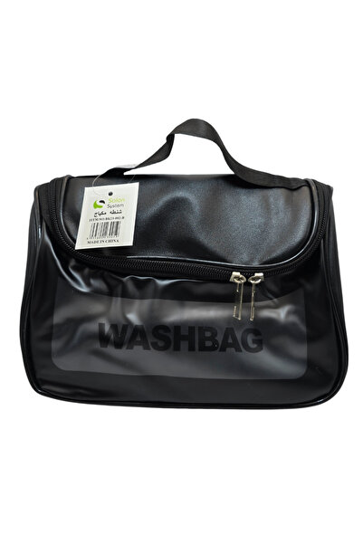 Salon System Waterproof makeup bag from Salon System, black (washbag)