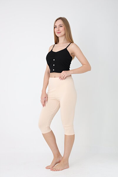 Altınay Cotton Women's Capri Leggings – 90% Cotton