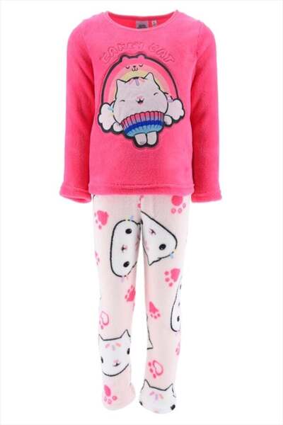 Gabby's Dollhouse Pijama coral flecee cu maneca lunga Gabby's Dollhouse, Cake...