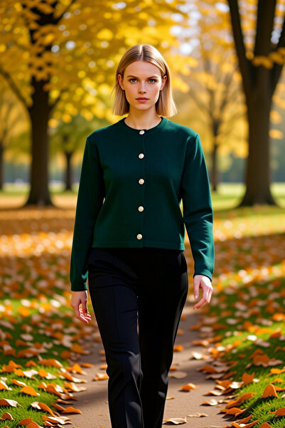 BENERLY Jachetă de bază pentru femei, tricotaje cu aspect ribbit, cardigan, c...