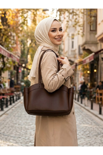 MBR Leather Women's Handbag Velvet Women's Shoulder Bag Daily Use Women's Bag