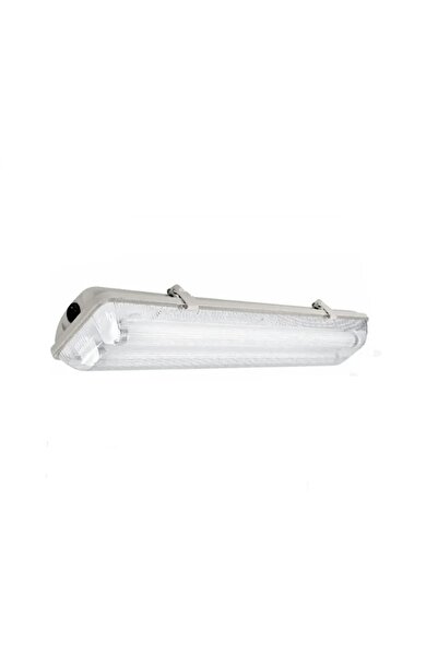 KlaussTech Industrial linear body housing for 2 LED tubes, 2 x 60cm