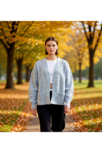 BENERLY Women's Wide Fit Soft Textured Corded Fabric Knitwear Cardigan Pocket...