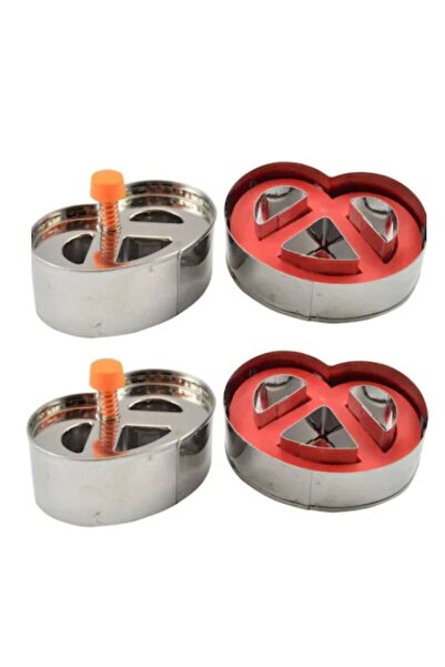 OEM Set of 4 Pretzel Dough Cutters with Spring