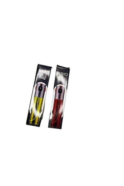 BRIO set of 2 glass spray olive/vinegar bottles, 100 ml, with filling funnel