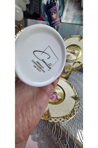 Camilla Seltmann Porcelain 24K Hand Painting Cup