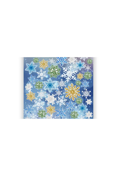 autostickere Pachet fulg de zăpadă - Set de 50 de autocolante cu fulgi de zăpadă