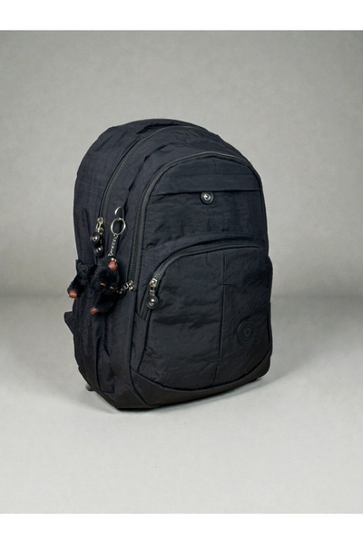 by polo clup Unisex Crinkle Waterproof Fabric Large Size Multi-Pocket School and Travel Backpack 204