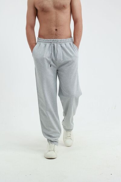 TORUK MAKTO 3 Pieces Unisex Regular Black Gray Navy Blue Pipe Leg Sweatpants