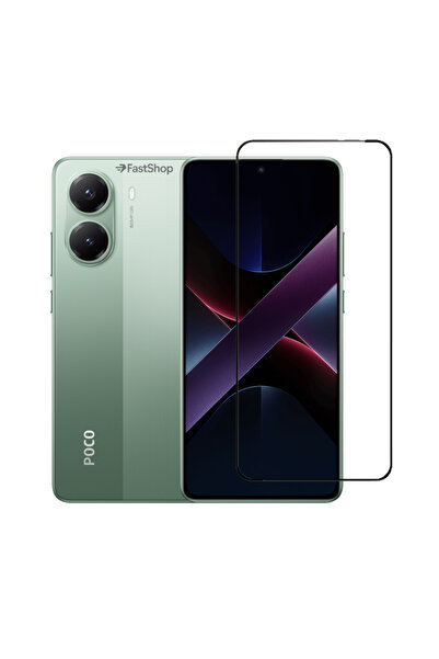 MMP SHOP Xiaomi Poco X7 Pro Uyumlu Tam Kaplayan Darbeye Dayanıklı Kırılmaz Ca...