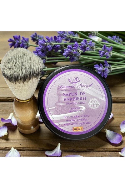 Lavanda Story SHAVING SOAP + SHAVING BRUSH