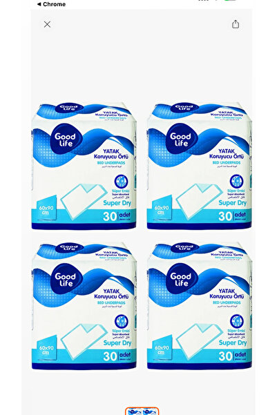 GoodLife GOOD LIFE 60X90 HASTA ALTI BEZİ 4 LÜ PAKET