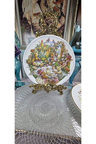 Bavaria Fine China Porcelain Hand Painting Wall Plate Model 1 21.5 cm Size