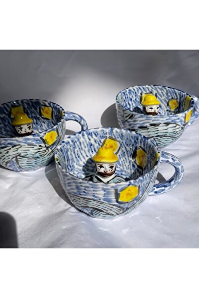 Nobrand Van Gogh ceramic mug | Artistic and modern