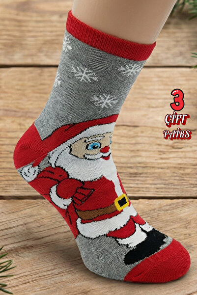 stellare Men's christmas socks 3-piece set - colorful christmas patterned warm winter socks
