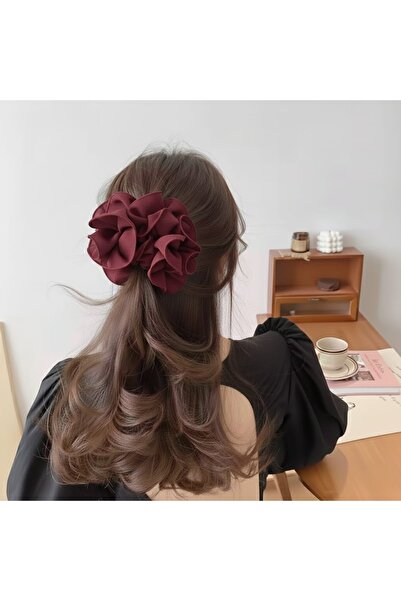 stylish aksesuar Vitange Rose Hair Latch Buckle