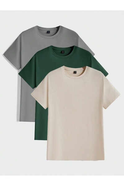 rocassi 3-Loc Unisex supradimensionat tricou