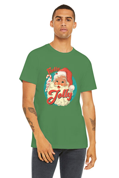 MVRDAR Tricou de Craciun unisex din 100% bumbac pentru femei si barbati