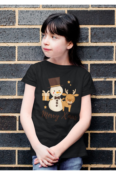 MVRDAR Tricou de Craciun pentru copii cu Grinch si personaje festive
