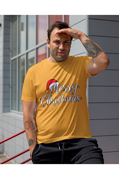 MVRDAR Tricou de Craciun unisex din 100% bumbac pentru femei si barbati