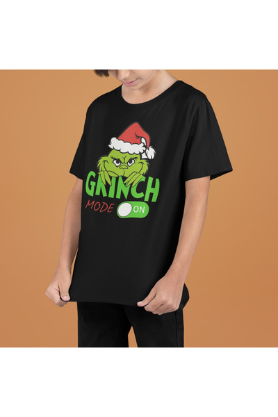 MVRDAR Tricou de Craciun pentru copii cu Grinch si personaje festive