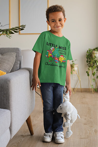 MVRDAR Tricou de Craciun pentru copii cu Grinch si personaje festive
