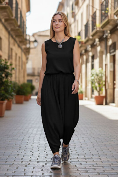 NRM MODA بدلة شالوار سوداء