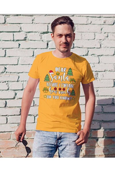 MVRDAR Tricou de Craciun unisex din 100% bumbac pentru femei si barbati