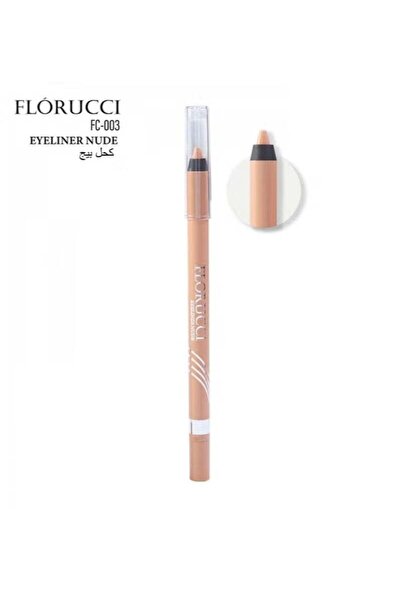 Florucci Flurochi Scandal Eyes Waterproof Kajal Kohl Eye Pencil 1.3 g - 03 Light Beige