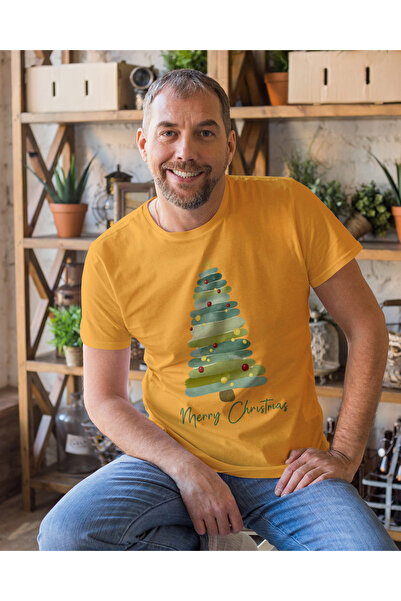 MVRDAR Tricou de Craciun unisex din 100% bumbac pentru femei si barbati