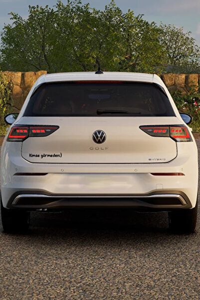 NitivaShop Nobody Sees It Foil Sticker Suitable for Car Windshield and Bumper...