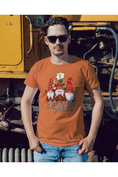 MVRDAR Tricou de Craciun unisex din 100% bumbac pentru femei si barbati