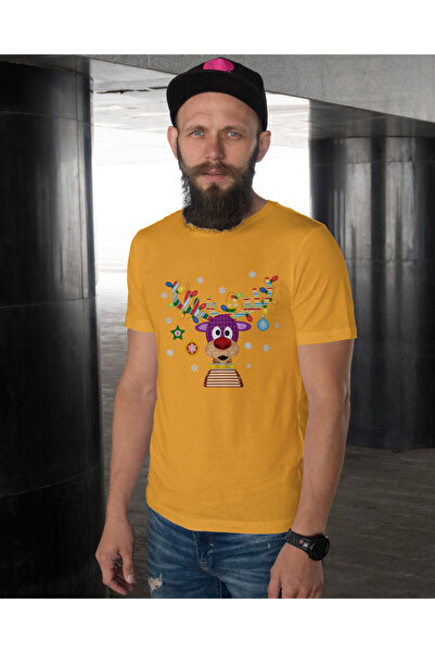 MVRDAR Tricou de Craciun unisex din 100% bumbac pentru femei si barbati