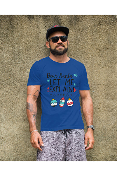 MVRDAR Tricou de Craciun unisex din 100% bumbac pentru femei si barbati