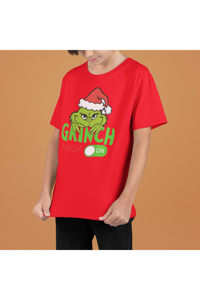 MVRDAR Tricou de Craciun pentru copii cu Grinch si personaje festive