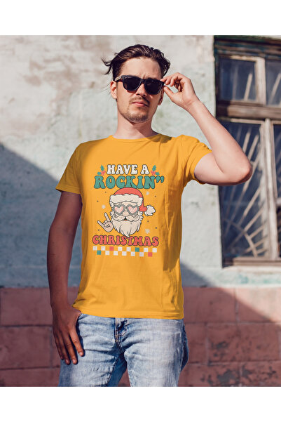MVRDAR Tricou de Craciun unisex din 100% bumbac pentru femei si barbati