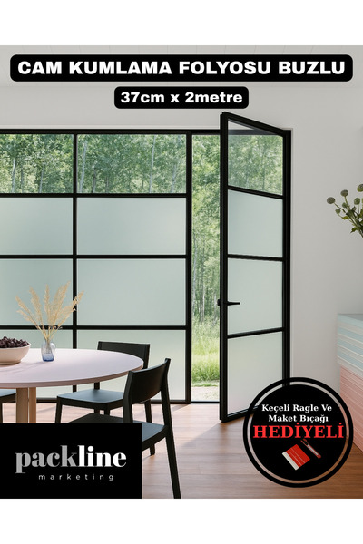 Packline Marketing Glass Sandblasting Foil Frosted Glass Film 37cm X 2Meters