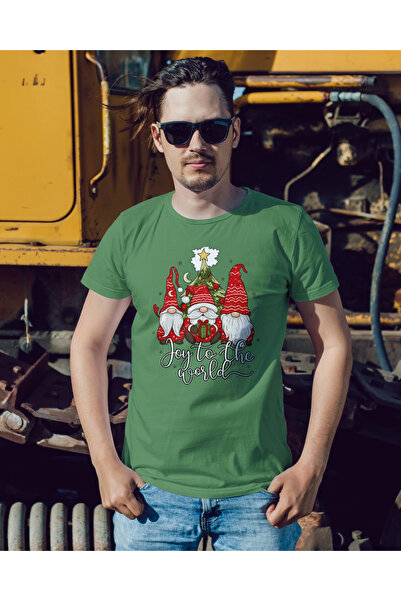 MVRDAR Tricou de Craciun unisex din 100% bumbac pentru femei si barbati