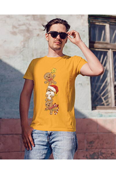 MVRDAR Tricou de Craciun unisex din 100% bumbac pentru femei si barbati