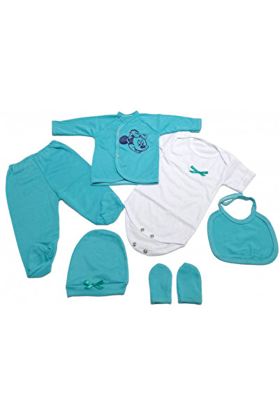 Bubu Kids Creations Costumas pentru bebeluși din 6 piese, fabricată în România