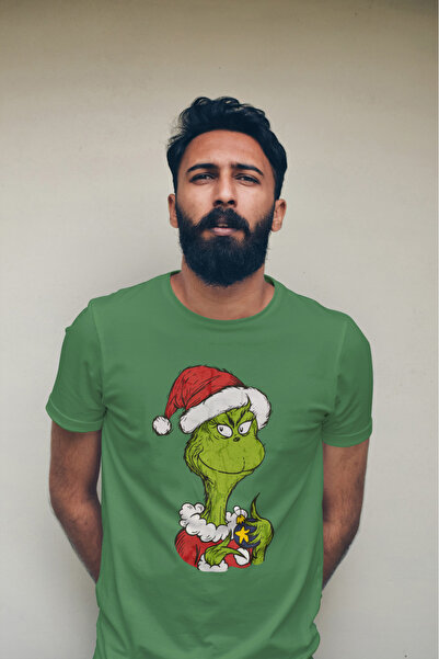 MVRDAR Tricou de Craciun unisex din 100% bumbac pentru femei si barbati