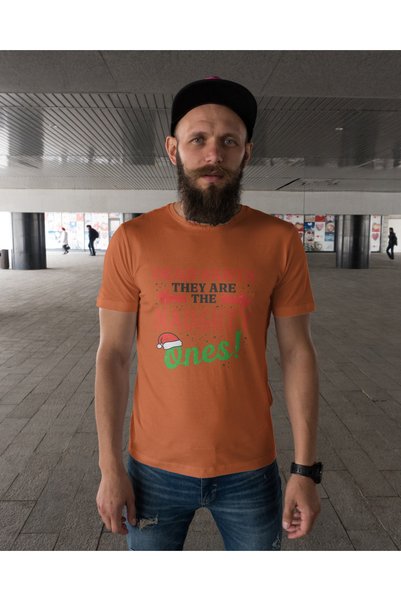 MVRDAR Tricou de Craciun unisex din 100% bumbac pentru femei si barbati