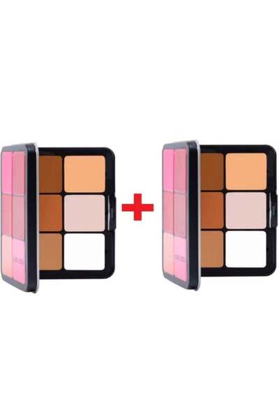 Florucci Flurochi Concealer & Blusher Compact — Ultra HD Precision, 1+1 Two-Pack
