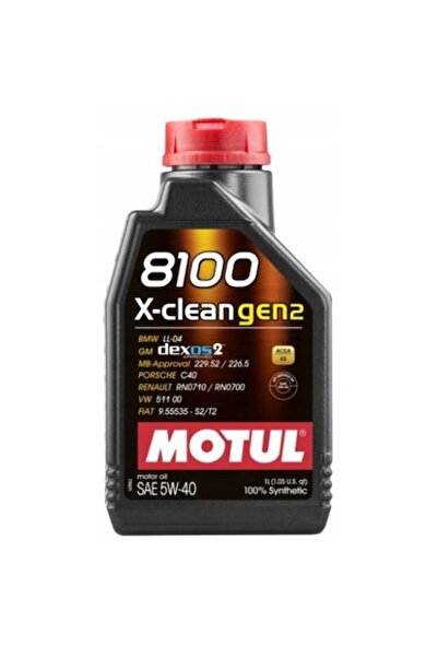 Motul 8100 X-CLEAN GEN2 5W-40 1L